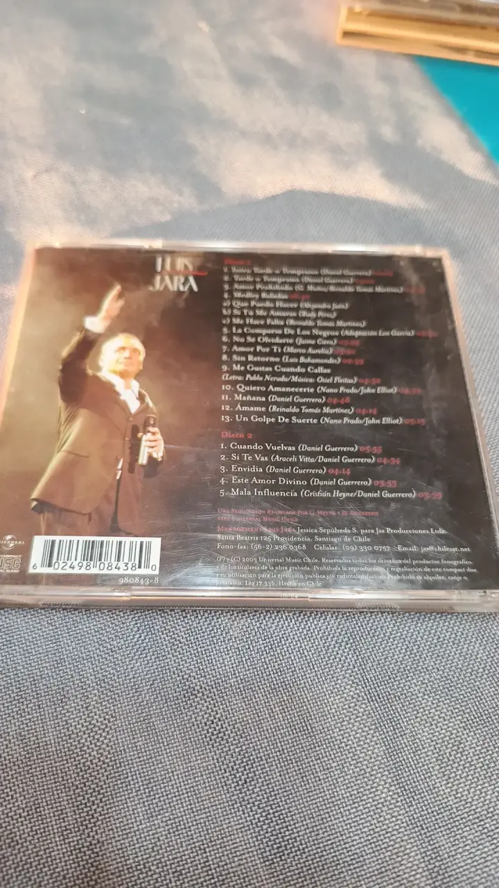 CD doble Luis Jara Mi Destino - 2