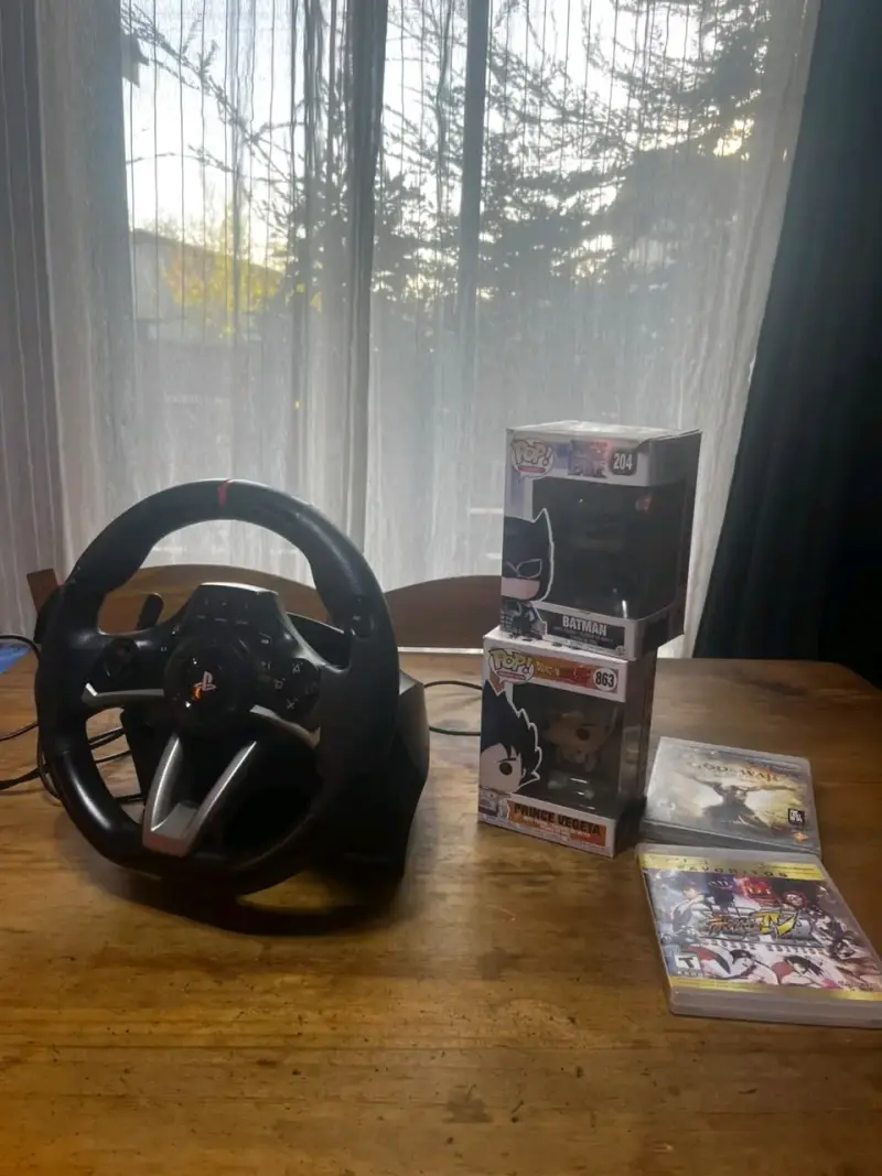 Volante de carreras con pedales para PlayStation - 2