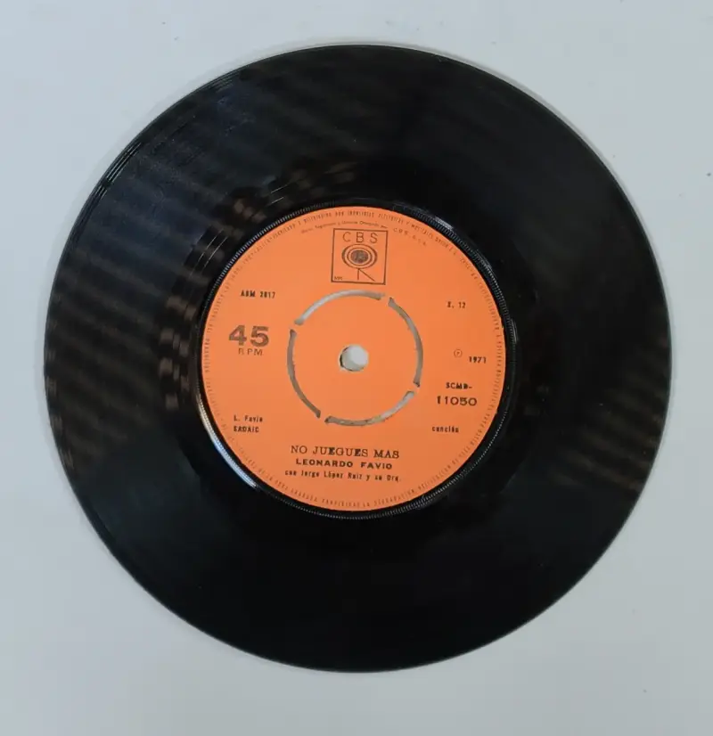 Vinilo 45 RPM Leonardo Favio 'No Juegues Más' - 1