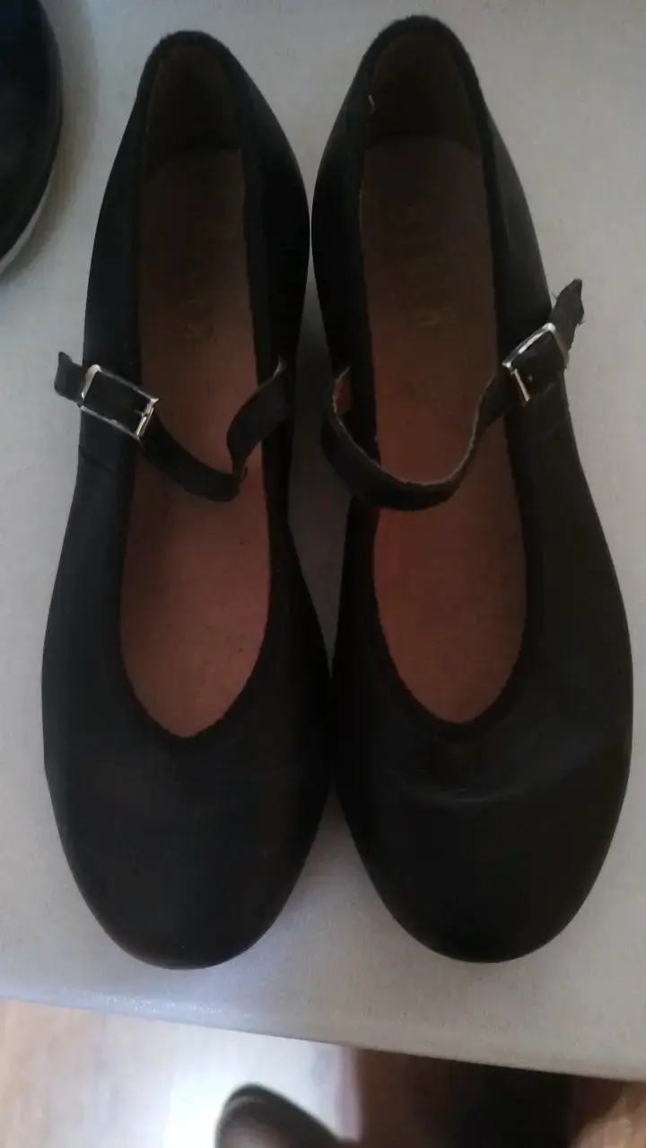 Zapatos de baile tap negro Block - 4
