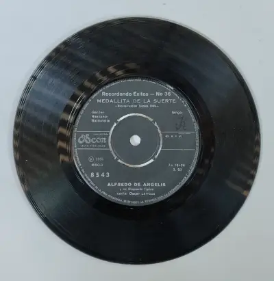 Disco de vinilo Alfredo De Angelis Medallita de la Suerte - miniatura 1