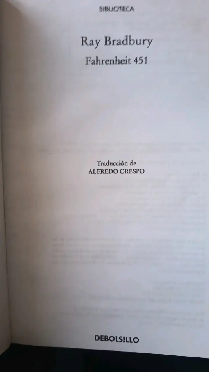 Libro Fahrenheit 451 de Ray Bradbury - 5