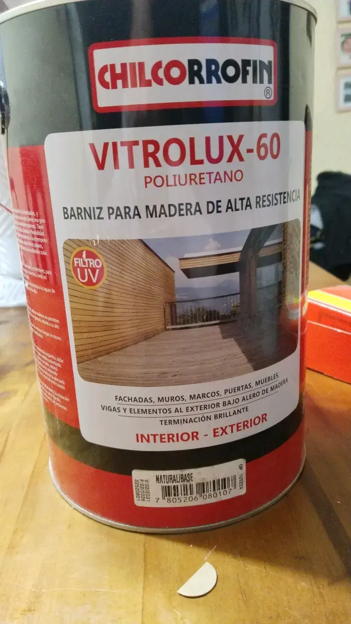 Barniz Poliuretano Vitrolux-60 para Madera