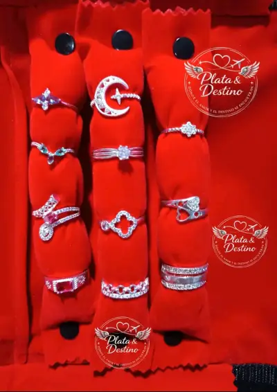 Set de Joyas de Plata con Diseño Moderno - miniatura 2