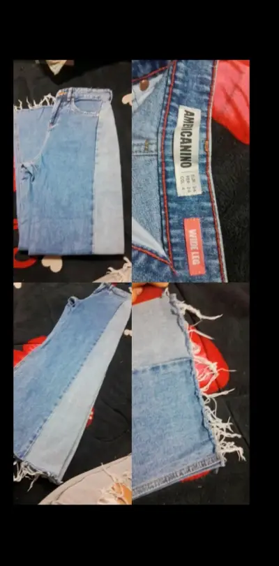 Jeans anchos de mezclilla Americanino - miniatura 1