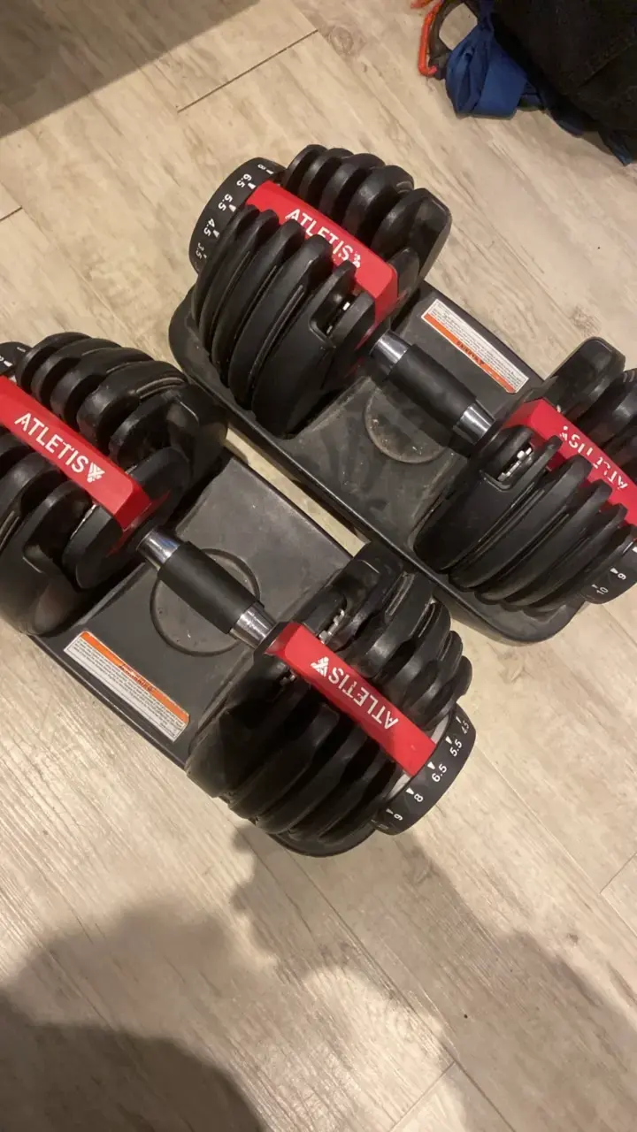 Mancuernas ajustables Atletics 24 kg - 2