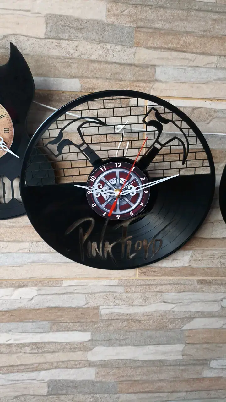Reloj de pared calados en vinilo - 3