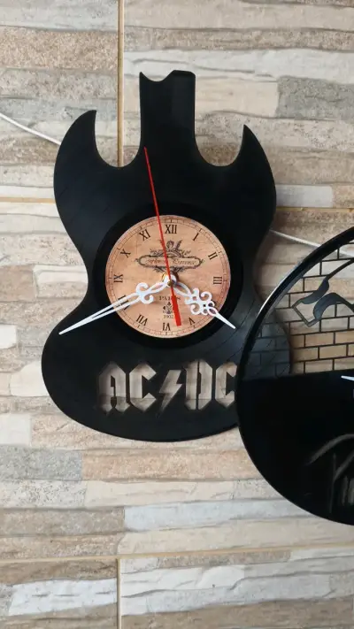 Reloj de pared calados en vinilo - miniatura 4