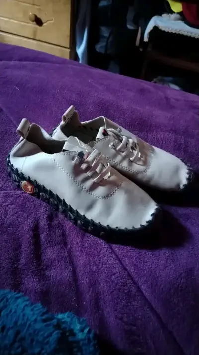 Zapatos casuales beige para mujer - miniatura 2