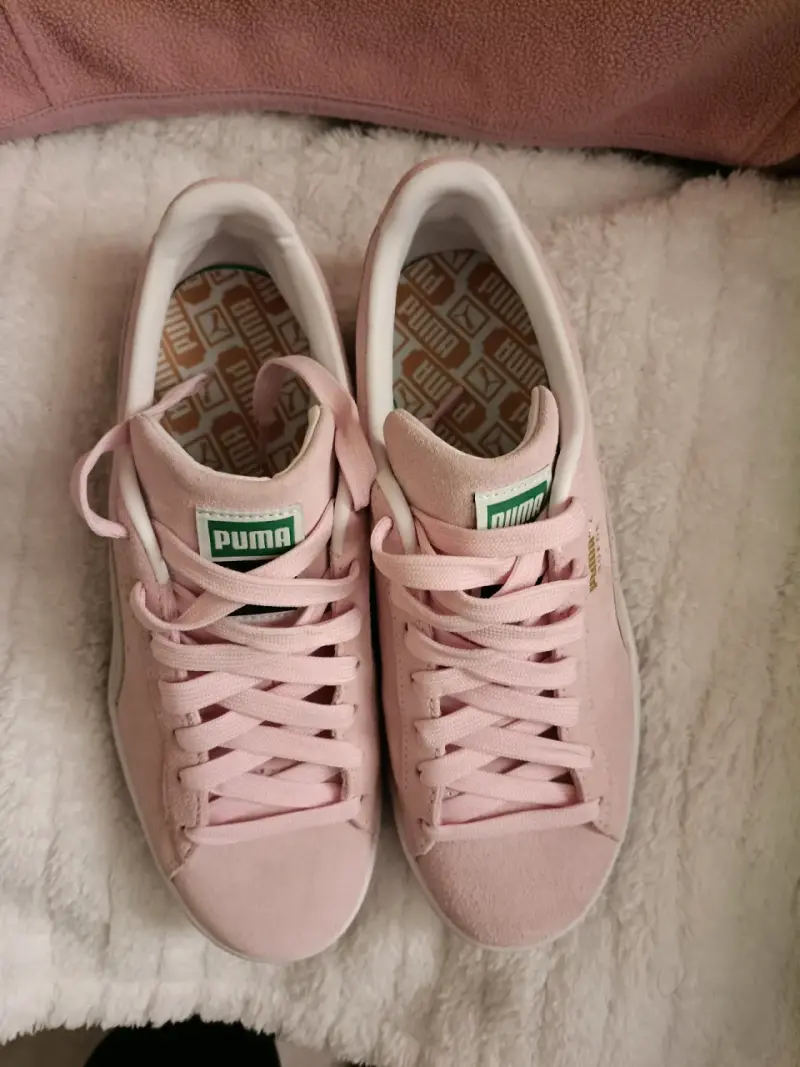 Zapatillas Puma Suede Color rosa de gamuza - 1