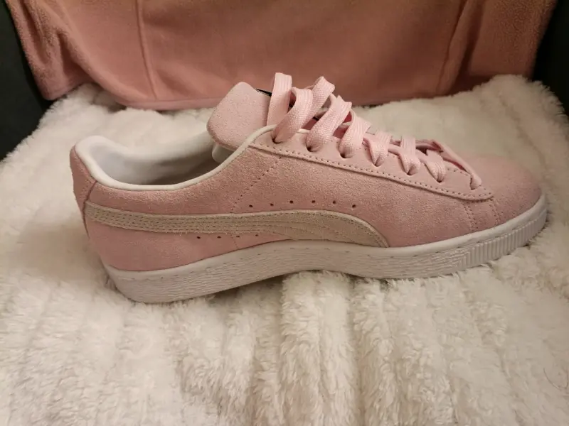 Zapatillas Puma Suede Color rosa de gamuza - 4