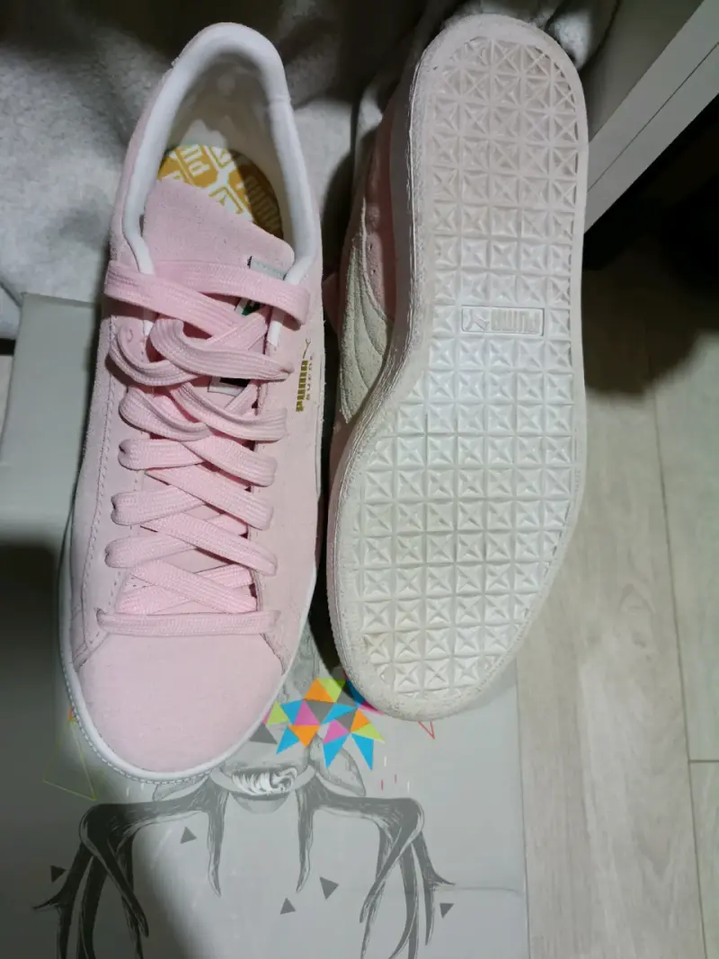 Zapatillas Puma Suede Color rosa de gamuza - 6