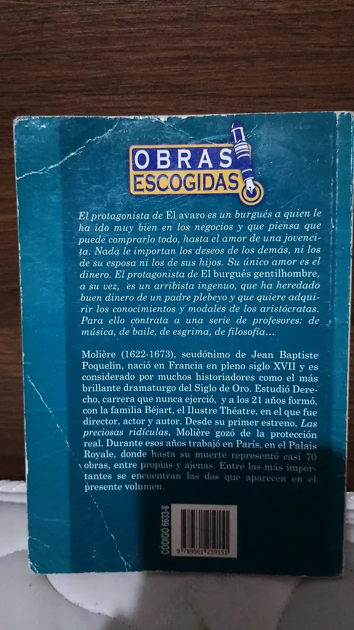 Libro 'El avaro'y 'El burgués gentilhombre' de Mol - 2