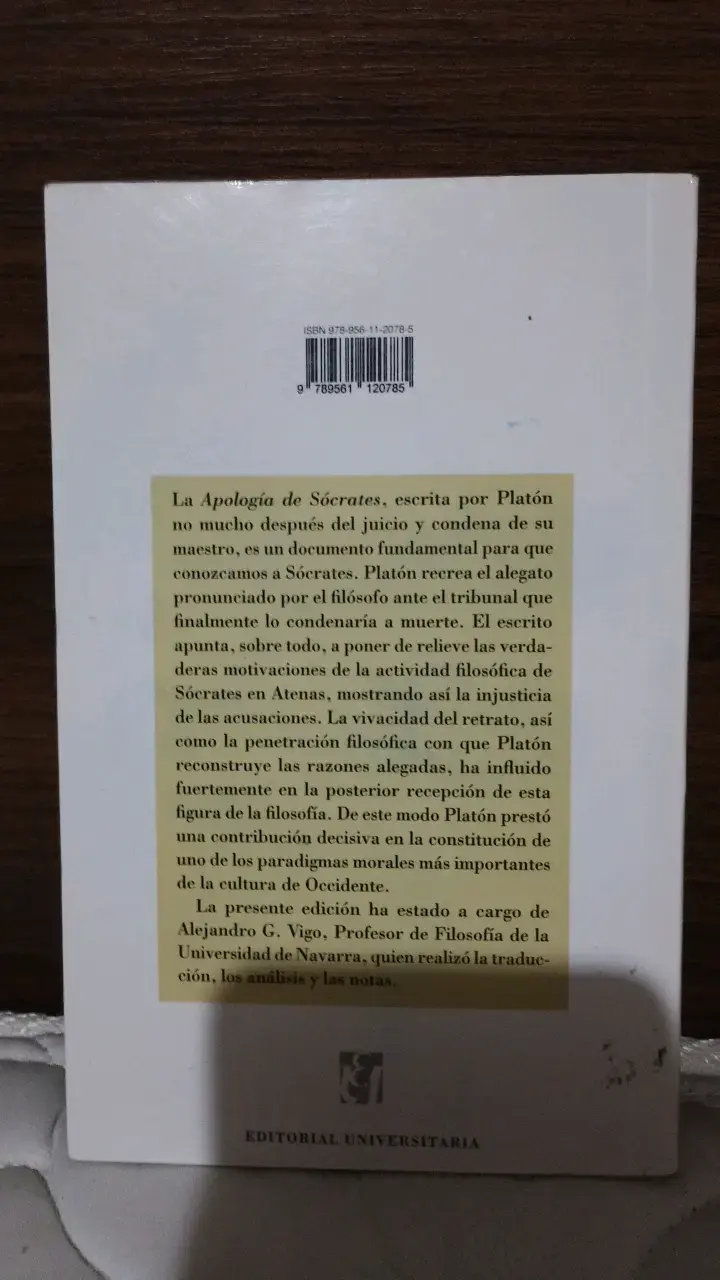 Libro Apología de Sócrates de Platón - 2