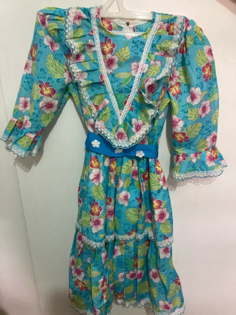 Vestido de huasa talla 10 - 3