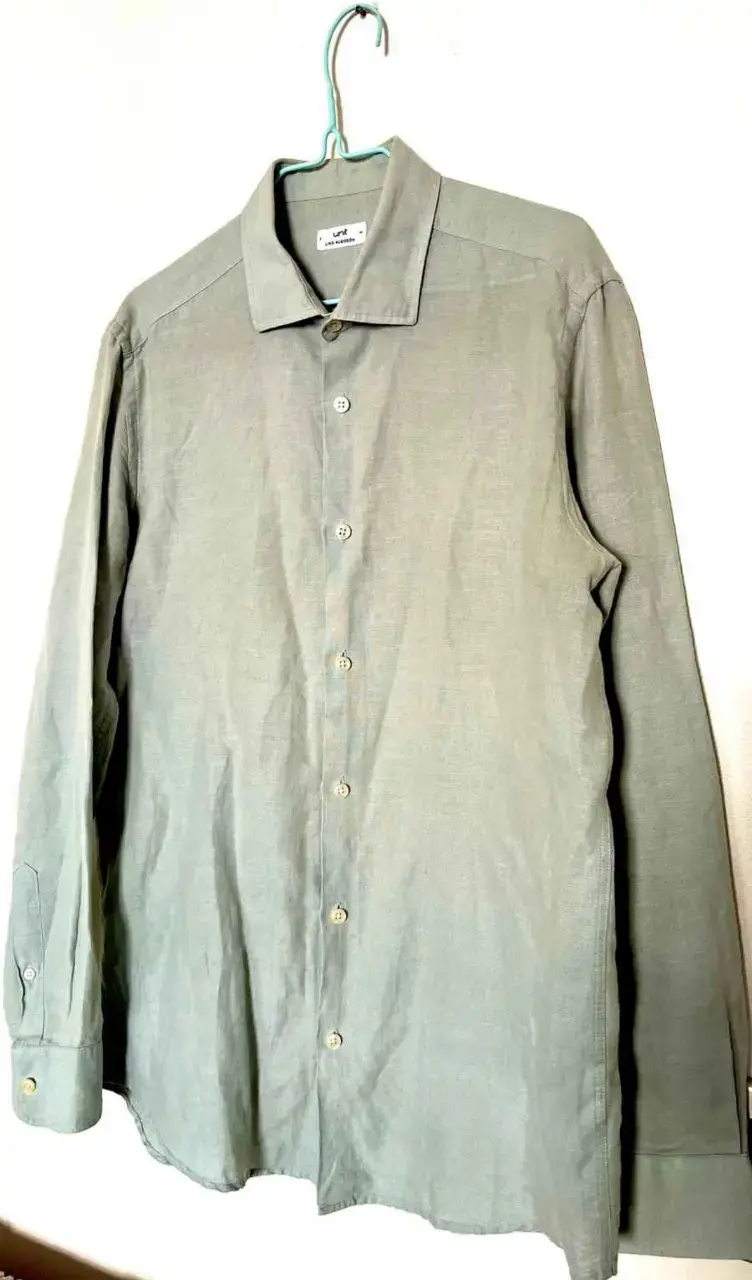 Camisa verde de hombre talla L - 1