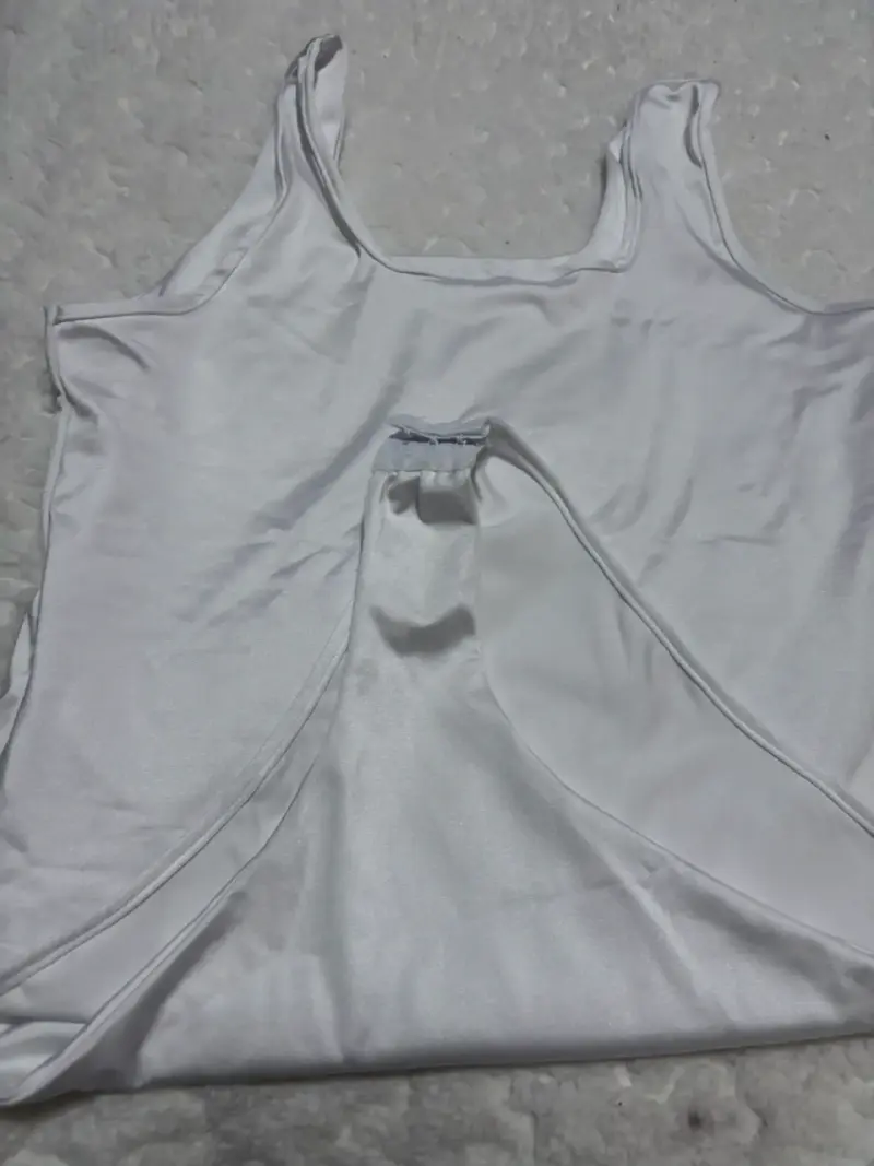 Body negro y blanco básico para mujer - 2