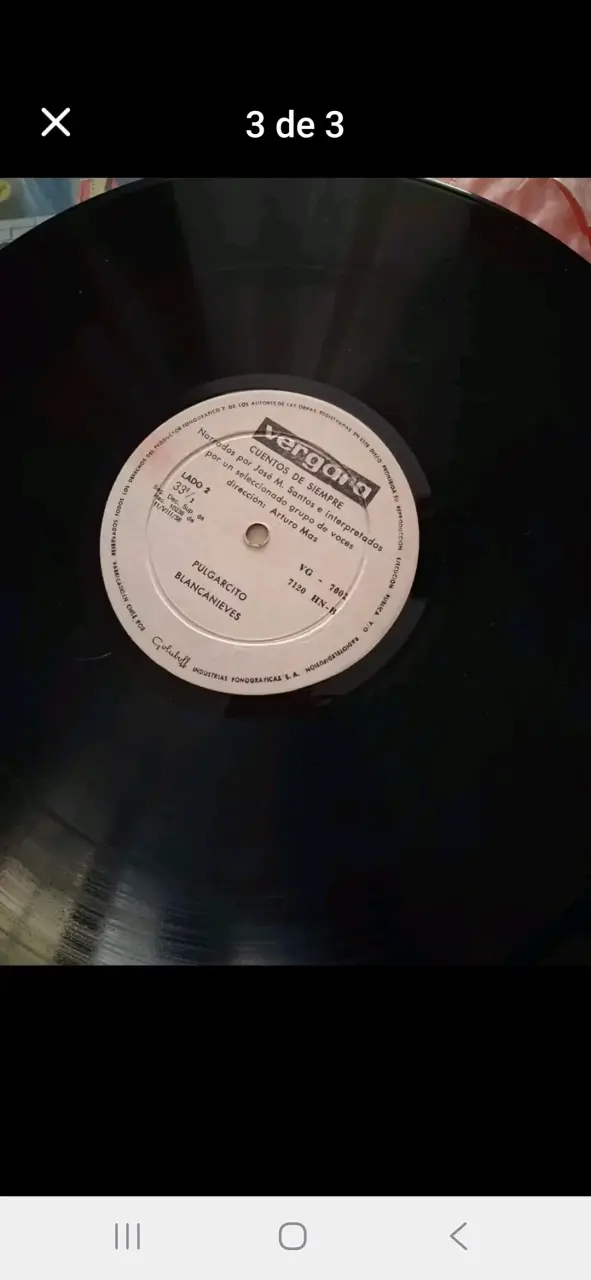 Vinilo Cuentos de Siempre Vergara - 3