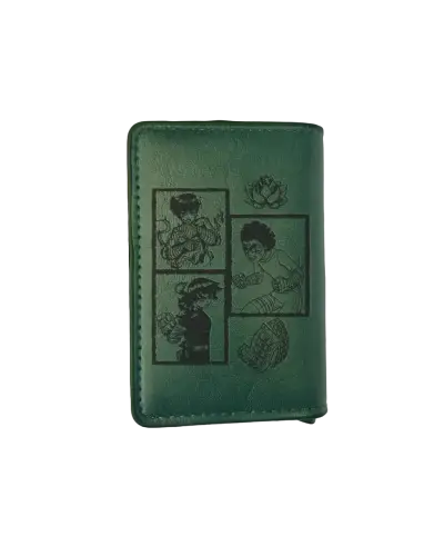 Billetera de Rock Lee Verde Temática Naruto Anime - miniatura 2