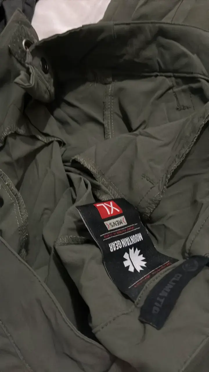 Pantalones de montaña verde oliva Mountain Gear XL - 3