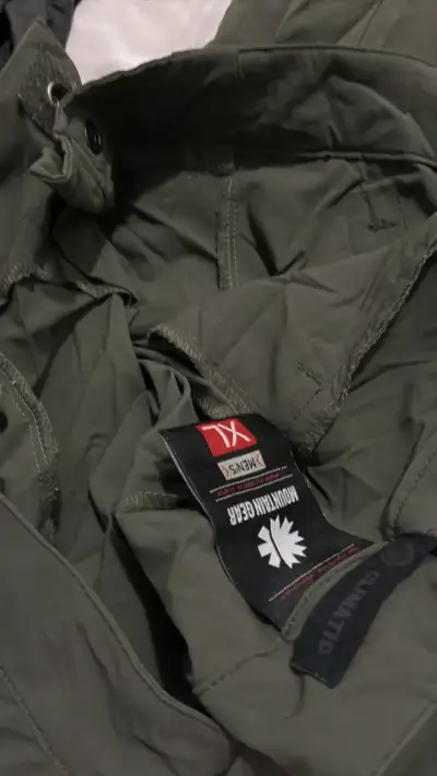 Pantalones de montaña verde oliva Mountain Gear XL - miniatura 3