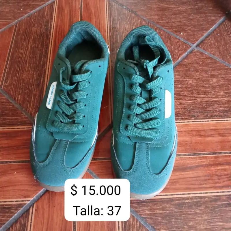 Zapatillas verdes North Star talla 37