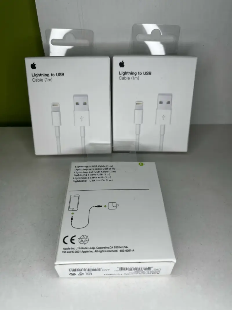 Cable Lightning a USB Apple 1m nuevo