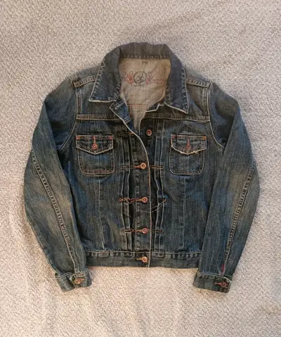Chaqueta de mezclilla azul GAP - miniatura 1