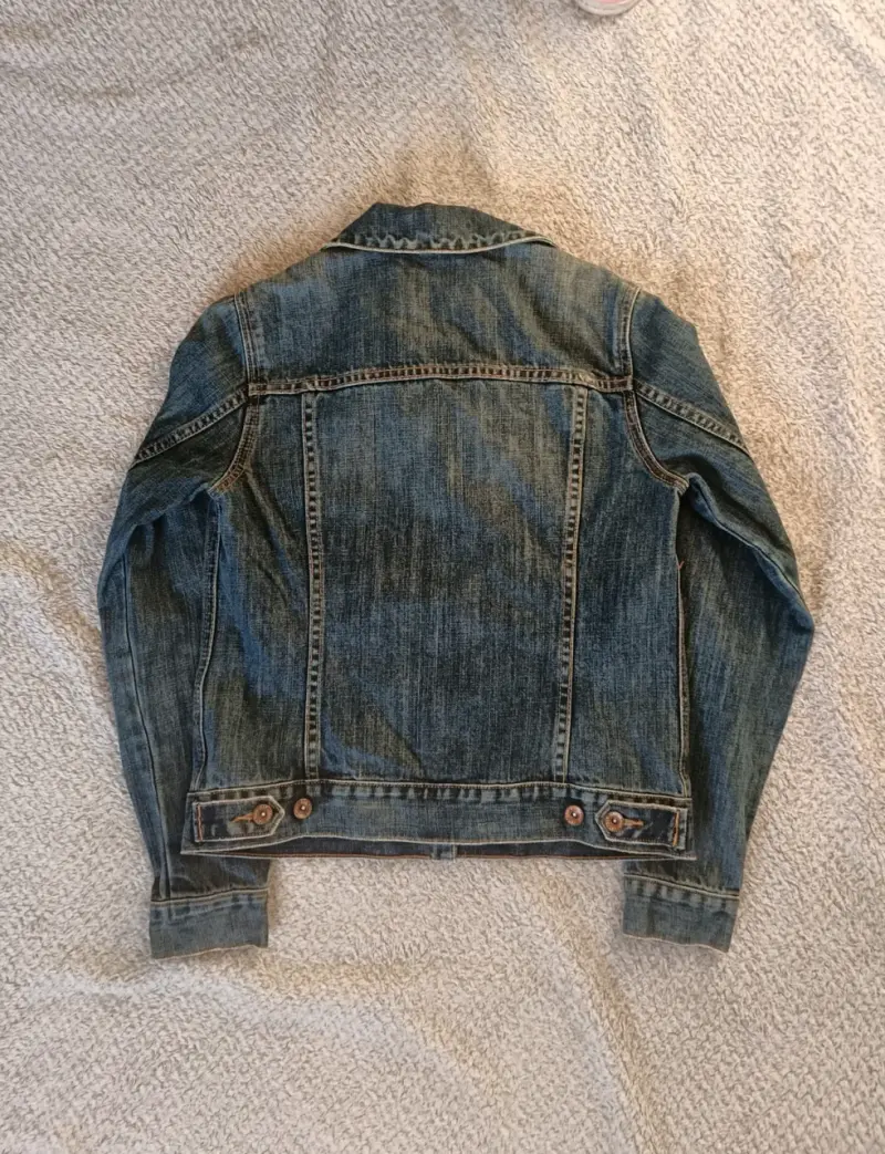 Chaqueta de mezclilla azul GAP - 2