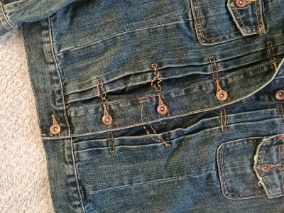 Chaqueta de mezclilla azul GAP - miniatura 3