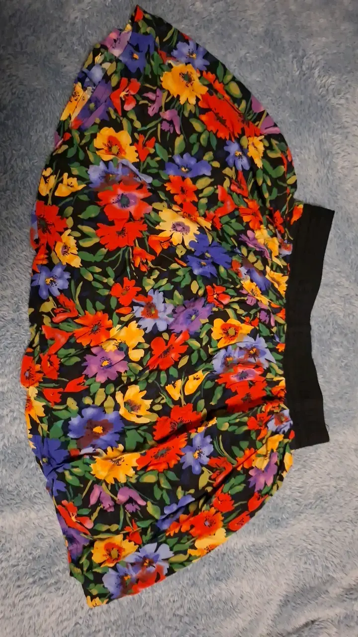 Falda corta floral multicolor Next Collection - 1