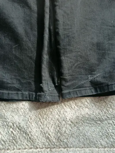 Jeans negros wide leg - miniatura 2