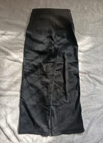 Jeans negros wide leg - miniatura 3
