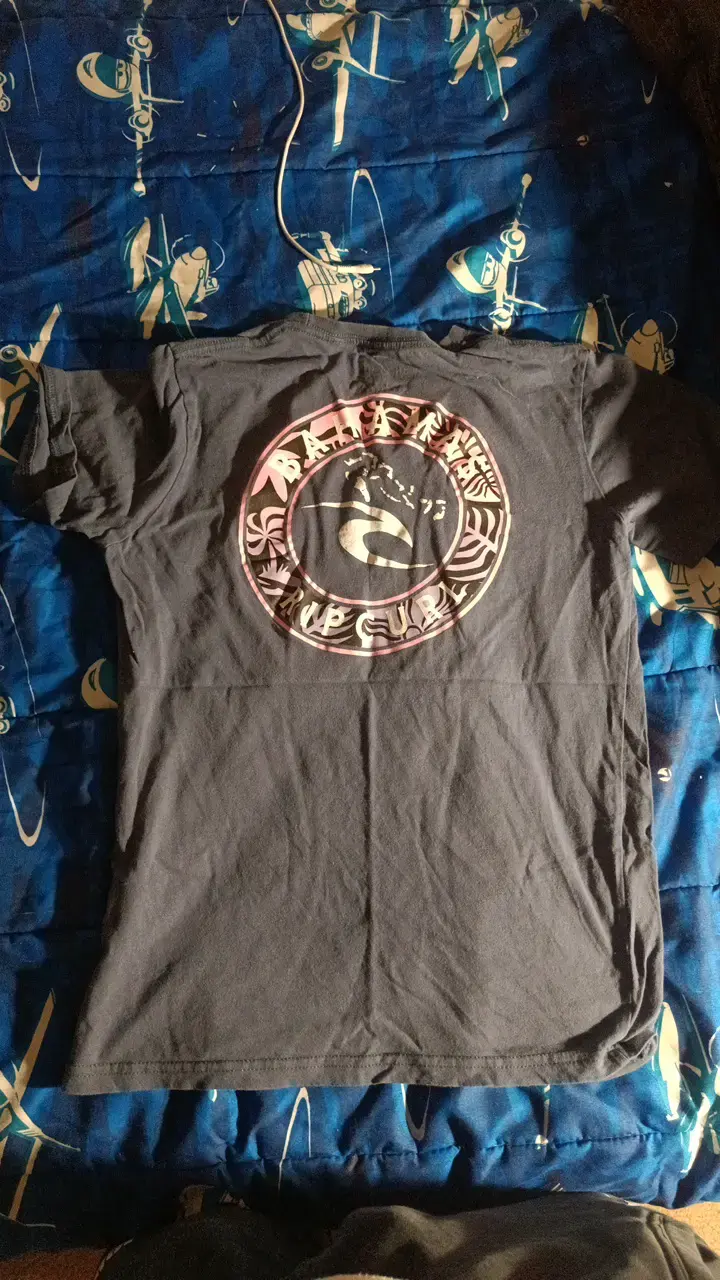 Polera Rip Curl Bahamas negra para hombre talla 14 - 2