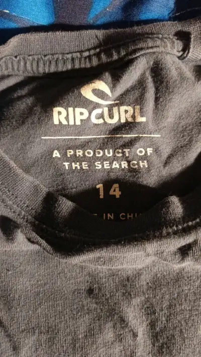 Polera Rip Curl Bahamas negra para hombre talla 14 - miniatura 3