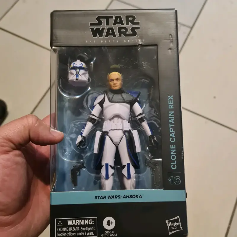 Figura Star Wars Clone Captain Rex Black Series - 1