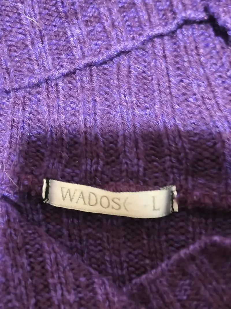 Cárdigan morado con capucha Wados - 2