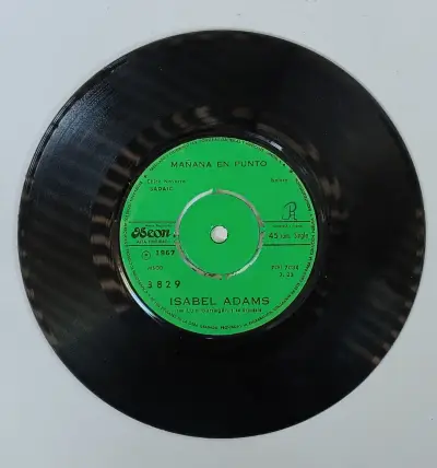 Disco de vinilo 45 RPM Isabel Adams 1967 - miniatura 2