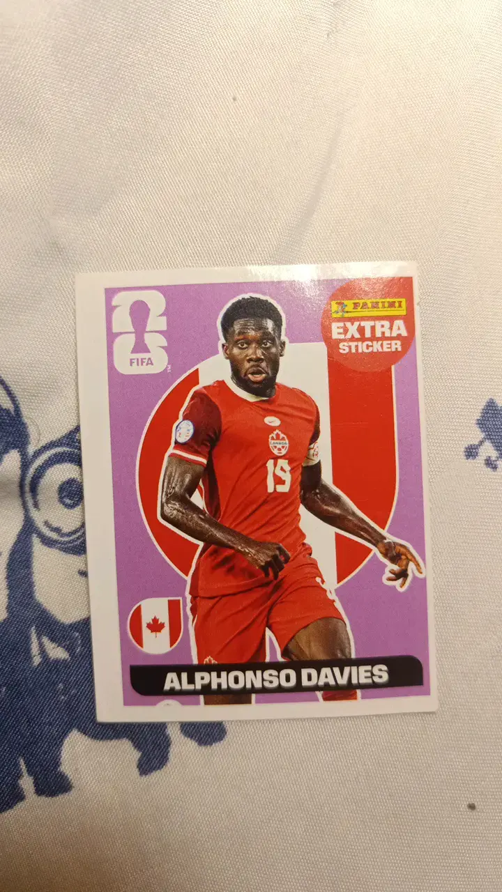 Lámina Panini Alphonso Davies Mundial 2026 - 1