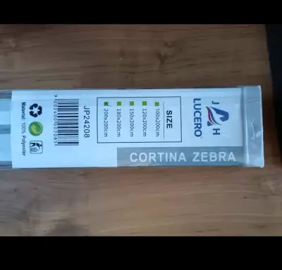 Cortina Zebra Lucero 200x200cm Poliester - miniatura 1