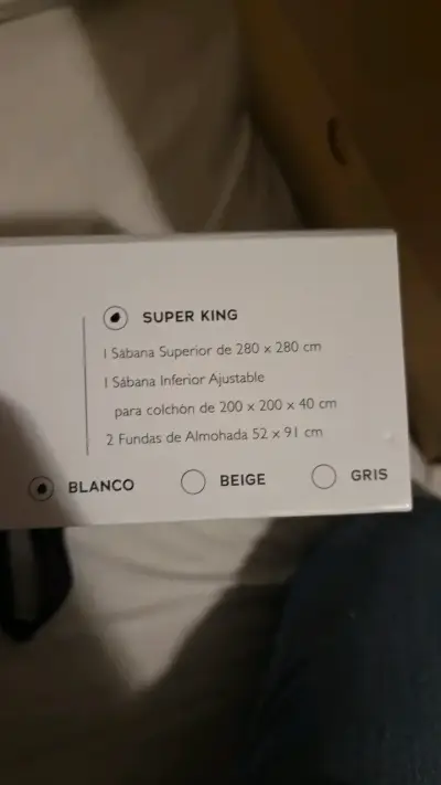 Juego de Sábanas Super King 500hilosRoyal Supreme - miniatura 3