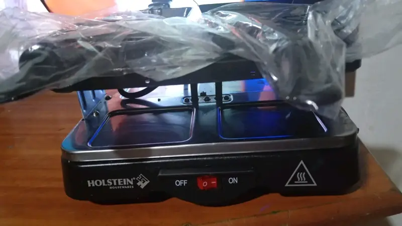 Raclette eléctrica Holstein con bandejas - 2