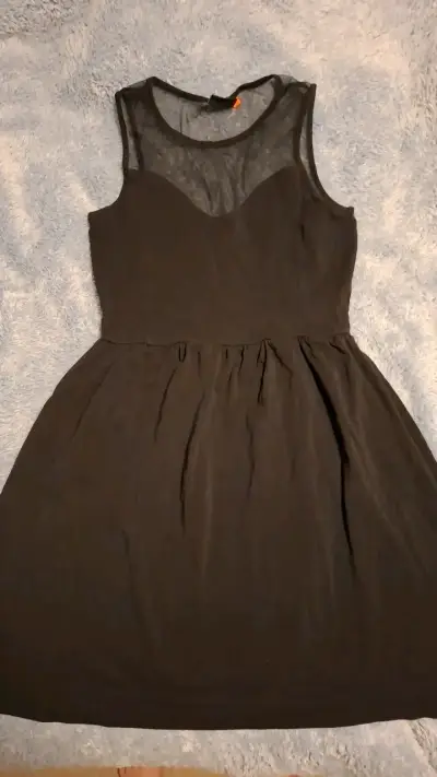 Vestido negro sin mangas Only Essentials - miniatura 1