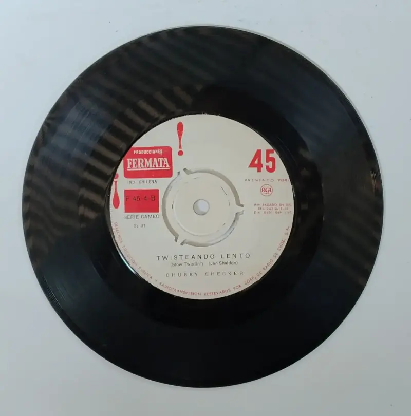 Vinilo 45 RPM Chubby Checker Twisteando Lento - 1
