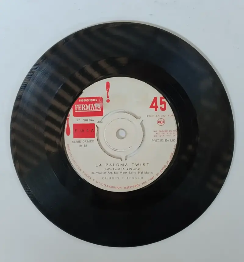 Vinilo 45 RPM Chubby Checker Twisteando Lento - 2