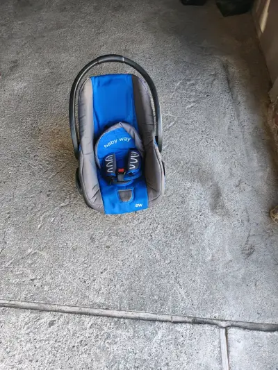 Silla de Auto para Bebé Baby Way Azul - miniatura 4