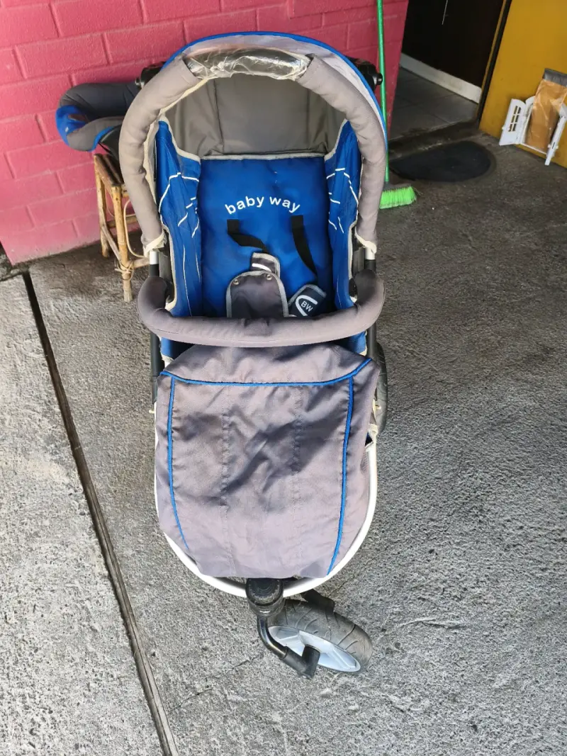 Silla de Auto para Bebé Baby Way Azul - 6