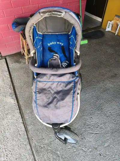 Silla de Auto para Bebé Baby Way Azul - miniatura 6