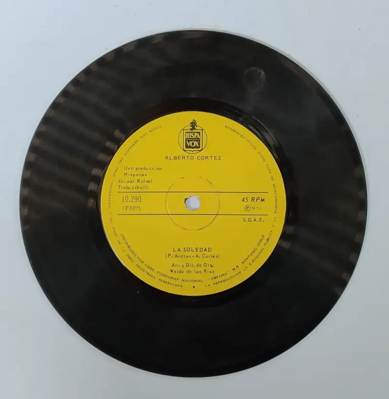 Vinilo 45 RPM Alberto Cortez 'No Soy de Aquí' - 2