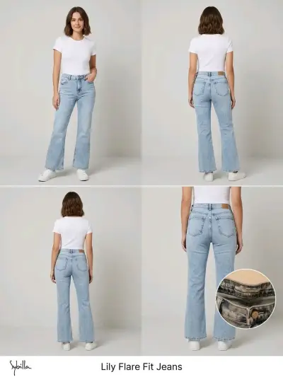 Jeans Flare Fit Mujer Sybilla Lily - miniatura 1